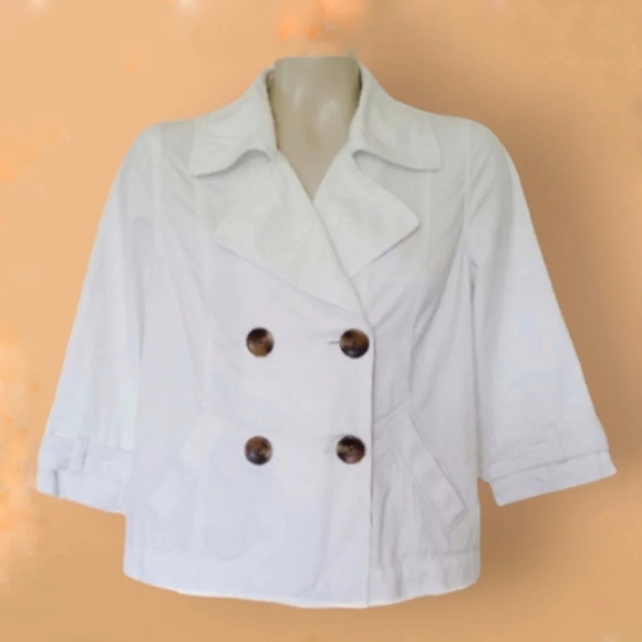 Old Navy Cotton Crop Jacket Blazer - Picture 1 of 8
